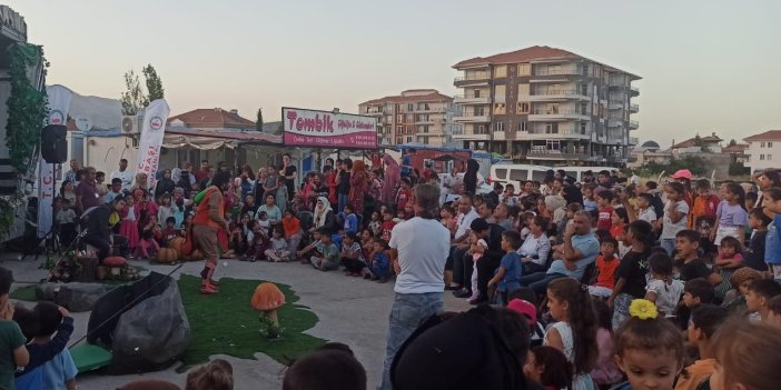 Gölbaşında ’Masal yolu’ tiyatro oyunu sahnelendi