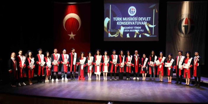 GAÜN TMDK öğrencilerinin mezuniyet heyecanı yaşandı