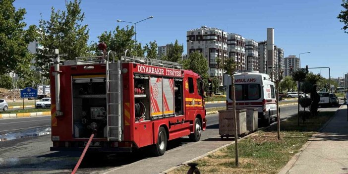 Diyarbakır’da restoranın bacasında çıkan yangın korkuttu