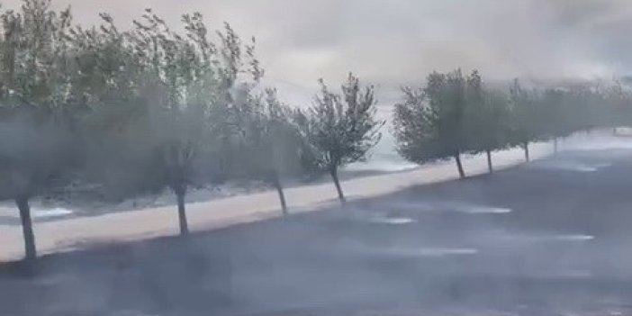 Adıyaman'da köy yakınında çıkan yangın korkuttu