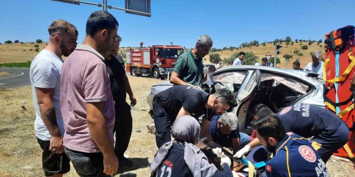 Mardin’de trafik kazası: 1’i ağır, 5 kişi yaralandı