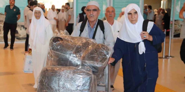 Adıyaman’da hacı kafilesi geri döndü