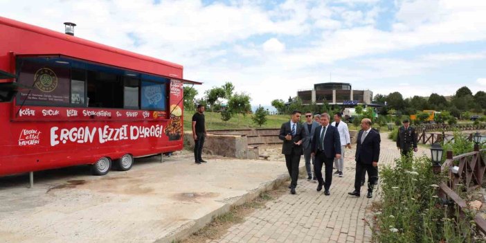 Vali Aydoğdu, Ergan Dağından incelemeler yaptı