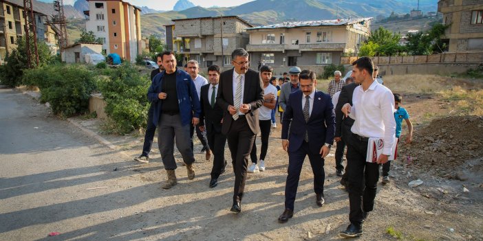 Hakkari’nin Dağgöl mahallesine yatırım ve İnceleme ziyareti