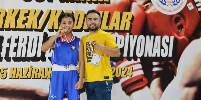 Cizreli ortaokul öğrencisi boksta Türkiye şampiyonu oldu