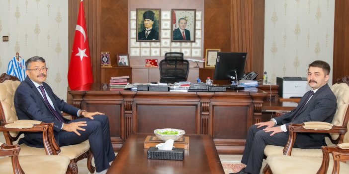 Cumhuriyet Savcısı Furkan Akbulut’tan Vali Çelik’e veda ziyareti