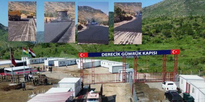 Zêt-Derecik Sınır Kapısı’nda yol çalışmaları başladı