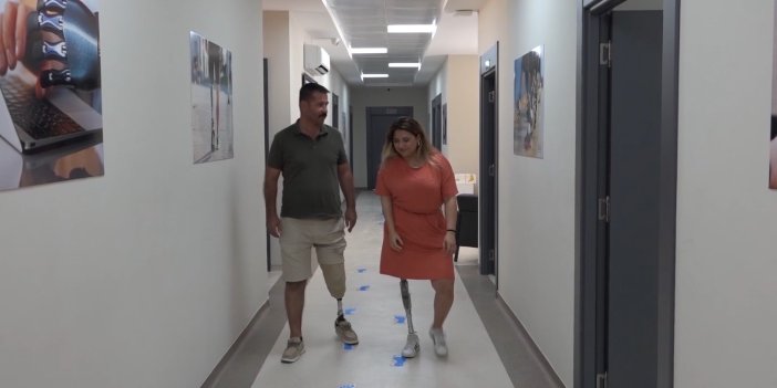 Antep'te Ortez-Protez Uygulama Merkezi depremzedelere ve engellilere umut oluyor