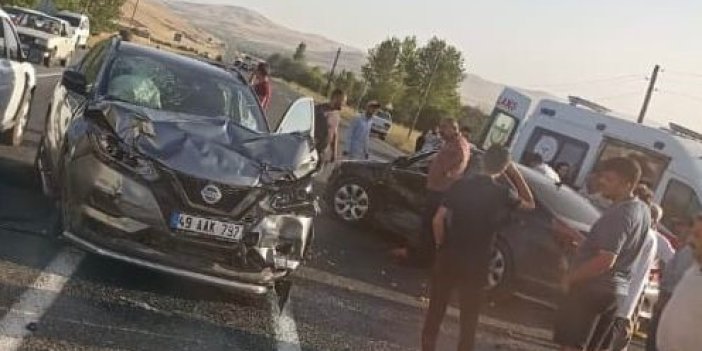 Elazığ’da trafik kazası: 2’si ağır 8 kişi yaralandı