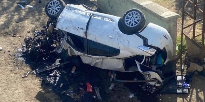 Horasan’da feci trafik kazası: 3 ölü, 4 yaralı