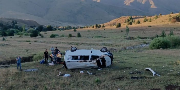 Erzincan’da trafik kazası: 1 kişi öldü, 6 kişi yaralandı