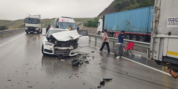 Erzurum’da zincirleme trafik kazası: 10 kişi yaralandı