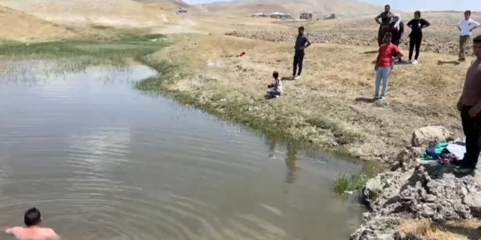 Van’da gölete giren 15 yaşındaki çocuk boğuldu