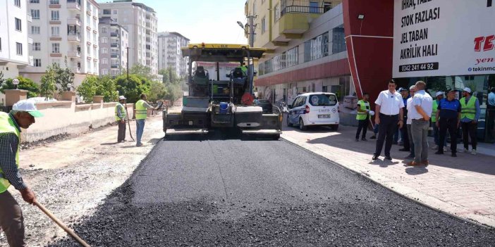 Şehitkamil’de asfaltlama çalışmaları