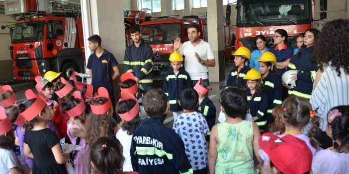 Diyarbakır’da çocuklar için itfaiye eğitim programı düzenlendi