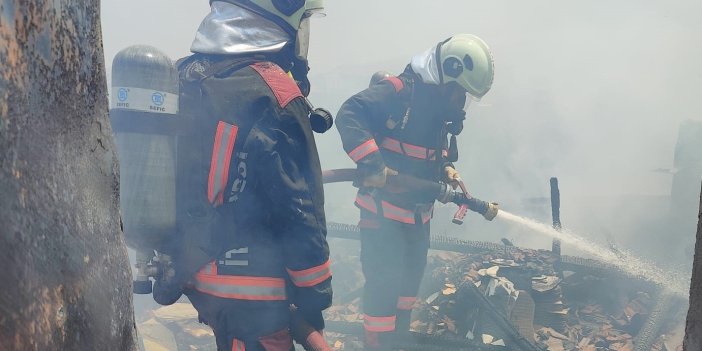 Malatya’da çatı yangını panik yarattı