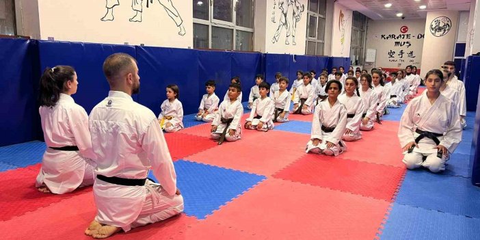 Muşlu karateciler uluslararası turnuvada şampiyonluk için mücadele verecek