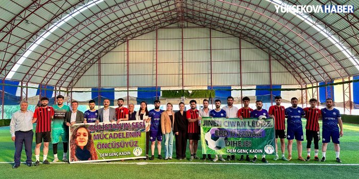 Yüksekova’daki futbol turnuvasının şampiyonu Cevizlispor