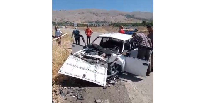 Elazığ’da trafik kazası: 3 kişi yaralandı