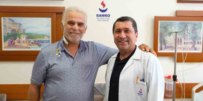 Elazığ’dan Antep’e gelen hasta, şifayı SANKO Üniversitesi Hastanesi’nde buldu