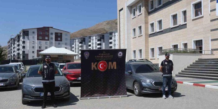 Bitlis’te sahte rapor baskını: 17 araca el konuldu