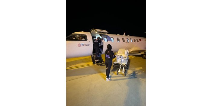 Mardin’de hasta bebek uçakla Konya’ya sevk edildi