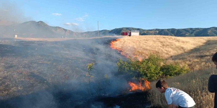 Bingöl’de kırsal alanda çıkan yangın kontrol altına alındı