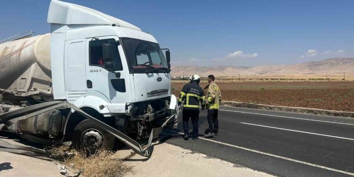 Mardin’de beton mikseri kaza yaptı