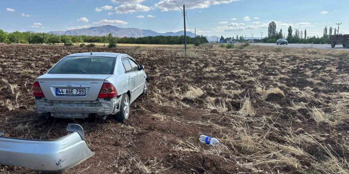 Malatya’da şarampole düşen araçtaki 3 kişi yaralandı