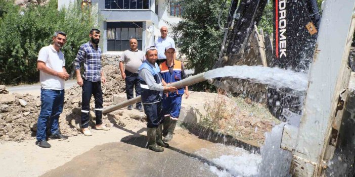 Hakkari’de 3 gün süren su arızası çözüldü