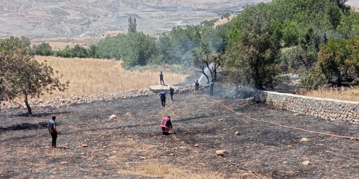 Şırnak’ta çıkan örtü yangını korkuttu