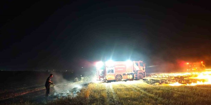 Malatya’da çıkan anız yangınları korkuttu