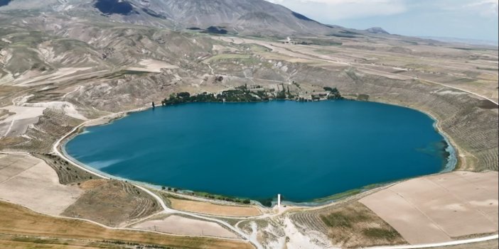 Bitlis'teki göller dron ile görüntülendi