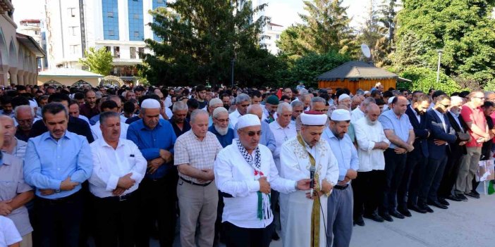 Van’da Haniye için gıyabi cenaze namazı kılındı