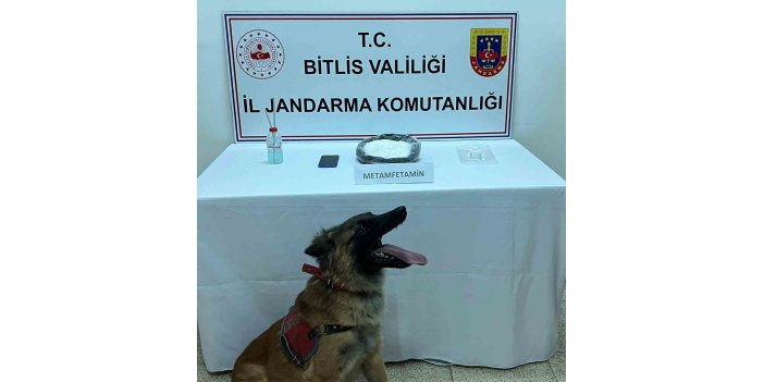 Bitlis’te 1 kilo 150 gram metamfetamin yakalandı