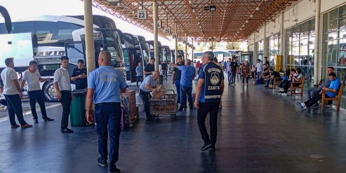 Diyarbakır’da Zabıtadan otogarda denetim