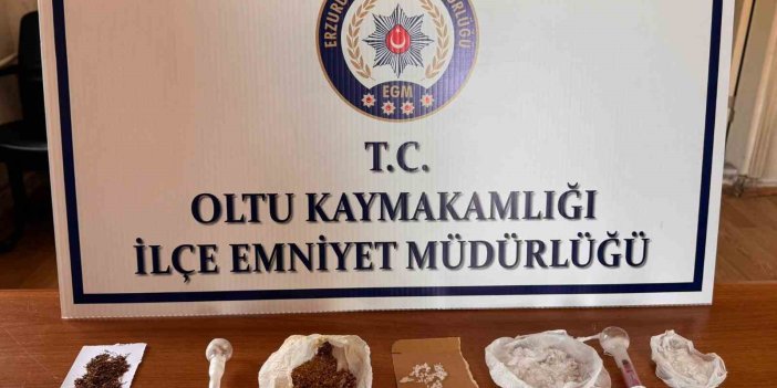 Oltu’da uyuşturucu operasyonu düzenlendi