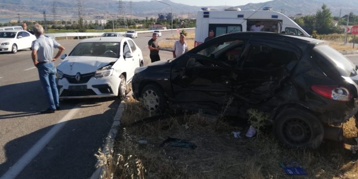 Elazığ’da trafik kazası: 1 kişi yaralandı