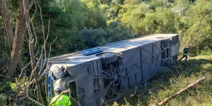 Erzincan’da feci otobüs kazası: 1 ölü, 41 yaralı