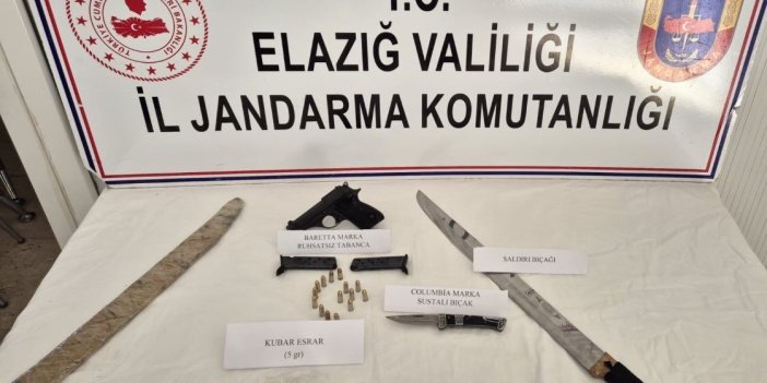 Elazığ’da jandarmanın şok uygulaması