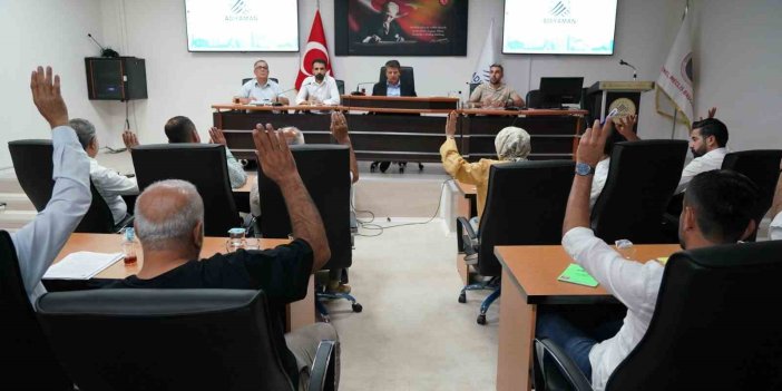 Adıyaman Belediyesi Ağustos ayı meclis toplantısı düzenledi