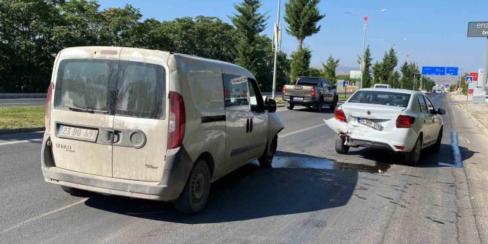 Elazığ’da trafik kazası: 1 kişi yaralandı