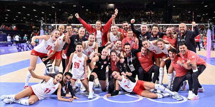 A Milli Kadın Voleybol Takımı, Paris 2024 yarı finalinde İtalya ile karşı karşıya gelecek