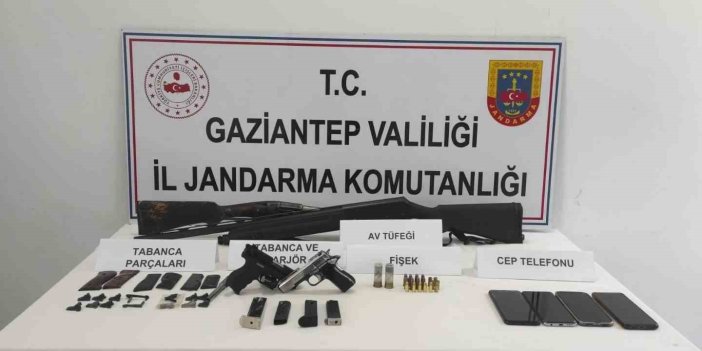 Antep’te 42 adet silah ele geçirildi: 21 gözaltı