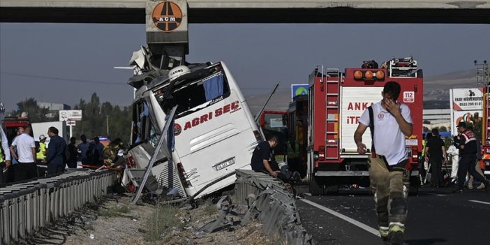 Ankara'da feci yolcu otobüsü kazası: 9 kişi öldü, 26 kişi yaralandı