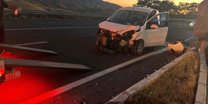 Elazığ’da trafik kazası: 1 kişi yaralandı