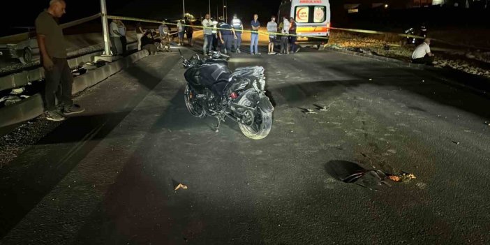 Adıyaman’da motosiklet devrildi: 1 kişi öldü