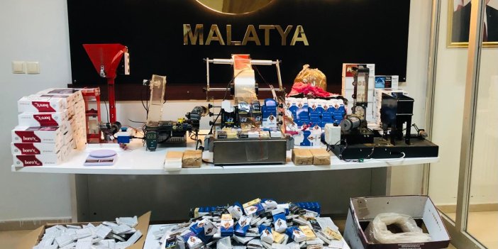 Malatya’da 408 bin adet gümrük kaçağı makaron yakalandı