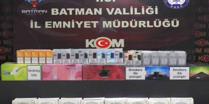 Batman’da gümrük kaçağı 200 paket sigara yakalandı