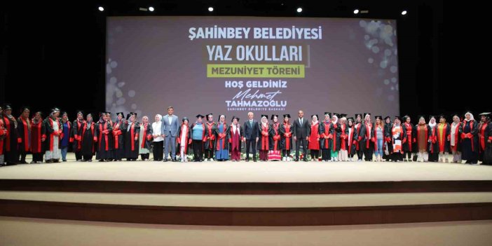 Şahinbey’de yaz okulu mezuniyet töreni yapıldı